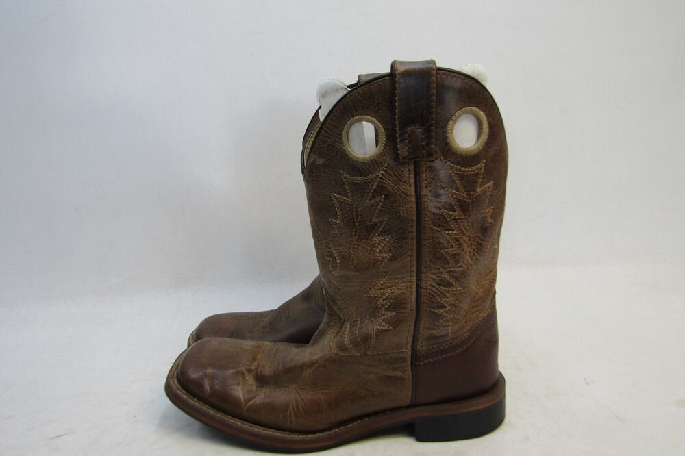 Smoky Mountain Youth Size 2 M Brown Buckaroo Western Cowboy Boots